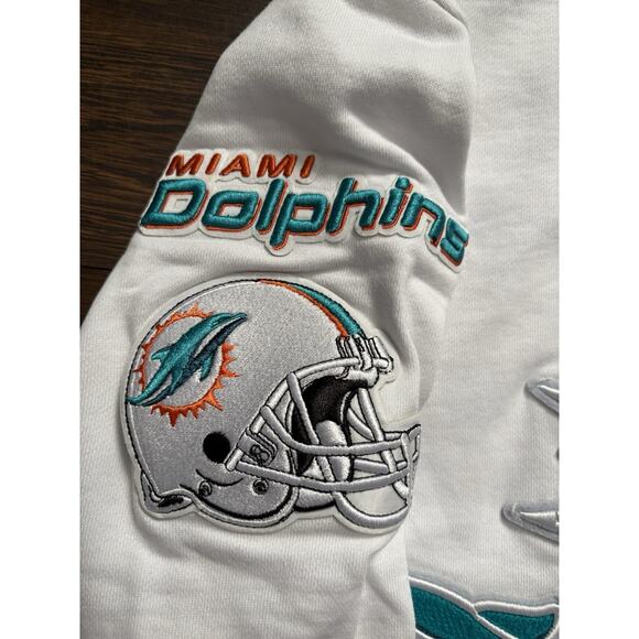MIAMI DOLPHINS CREW NECK WHITE SWEATSHIRT MENS PRO-STANDARD Men’s Sz Medium - Picture 2 of 15